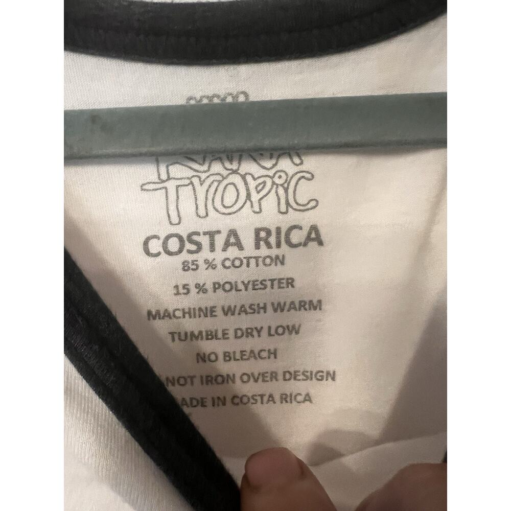 Pura Vida Costa Rica Long Sleeves T-Shirt White Size XXL Men’s - Picture 4 of 7